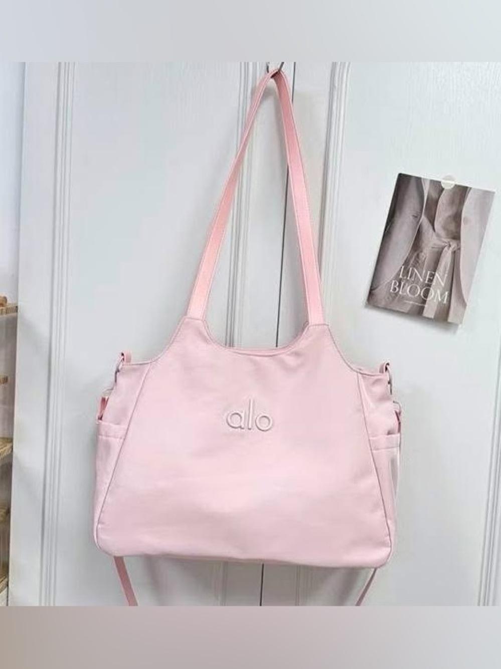 ALO Yoga Blush Pink Shoulder Tote